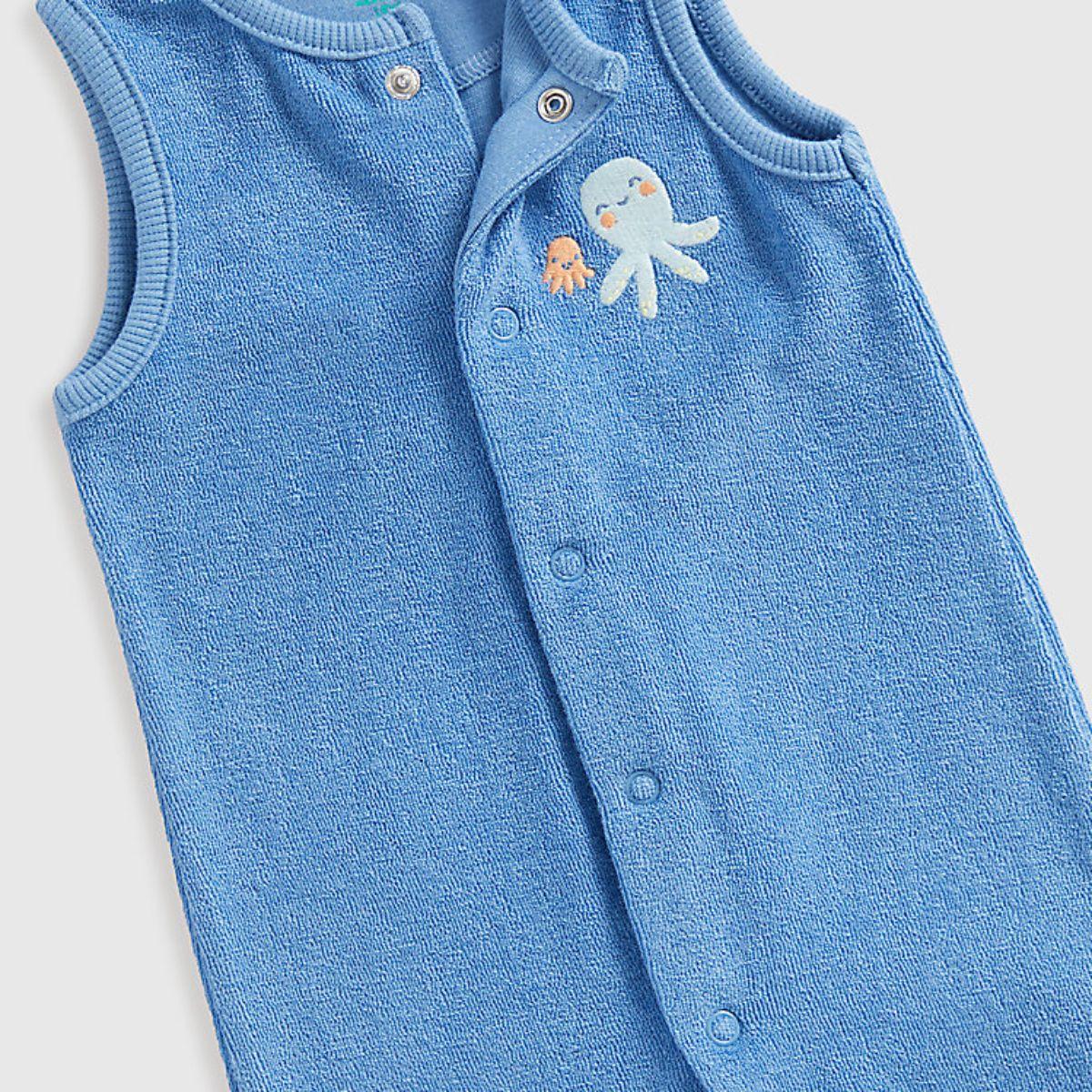 Mothercare Baby Boy Under The Sea Towelling Romper Mothercare 👶
